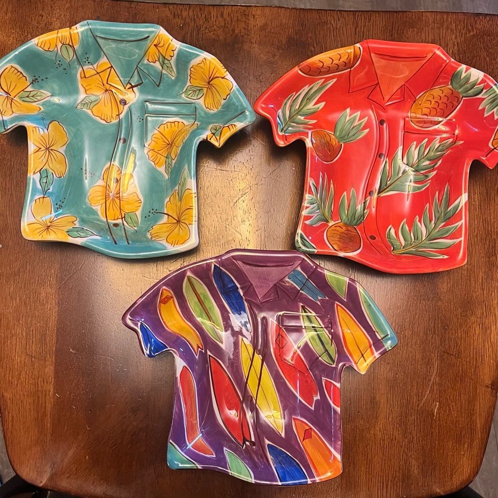 Clay Art 3 pc serving/bowl set